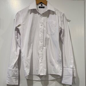 Viero Richi Classic White French Cuff Dress Shirt Size 14 Youth Boys